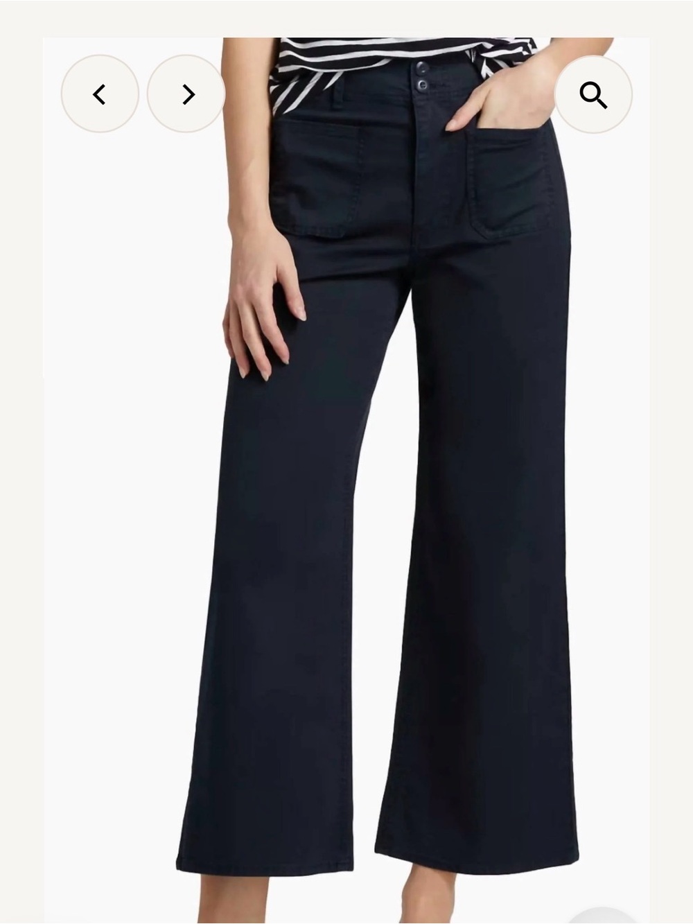 Veronica Beard GRANT crop high rise NWT**